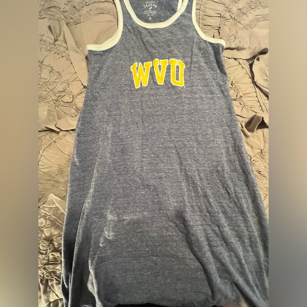 League WVU tank dress